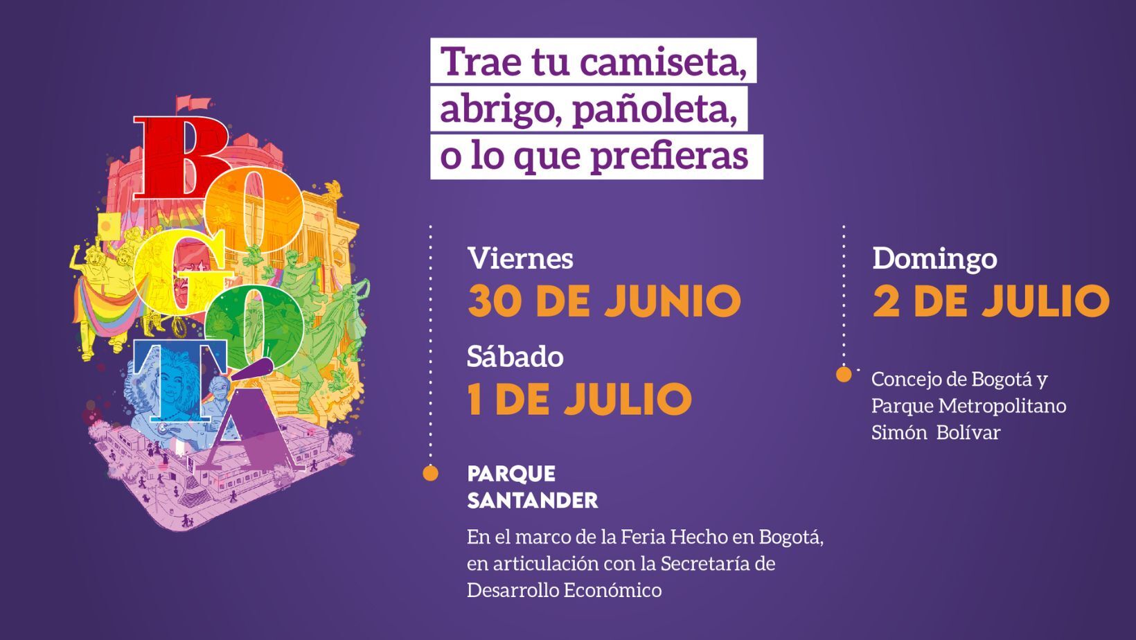 Estampatón para la Marcha LGBTIQ+ del 30 a junio al 1 al 2 de julio