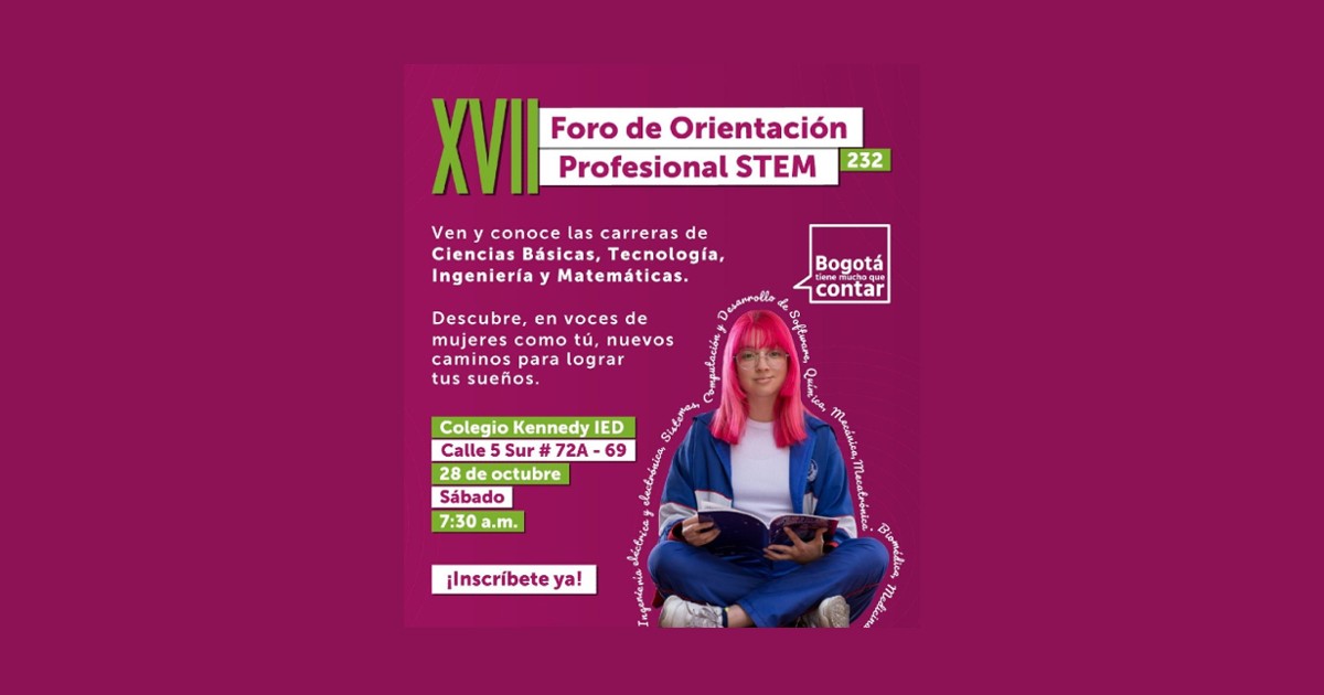 Octubre 28: Foro de Orientación Profesional para mujeres estudiantes 