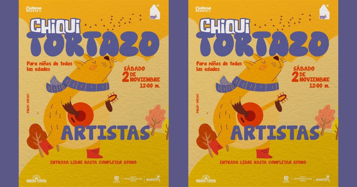 Planes en Bogotá con concierto infantil este 2 de noviembre 2024