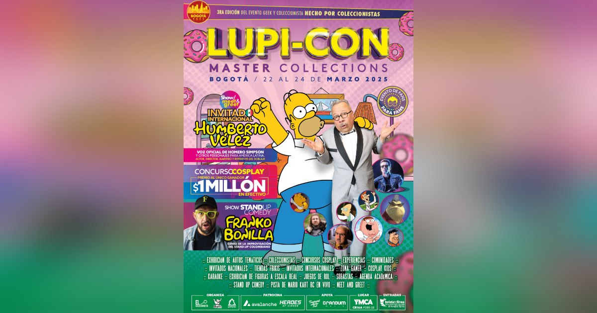 Regresa a Bogotá 'Lupi-Con Master Collections' con lo mejor de la cultura geek 