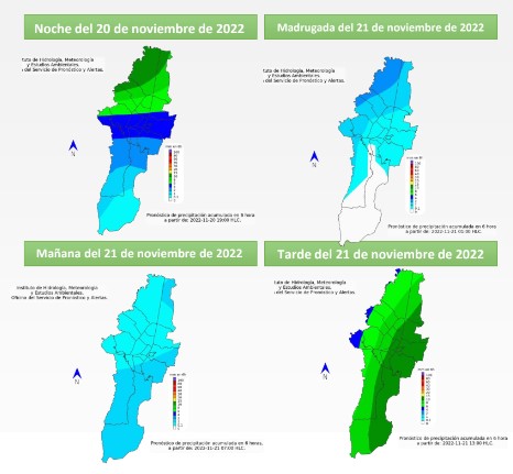 Pronóstico del clima en Bogotá hoy lunes 21 de noviembre de 2022 