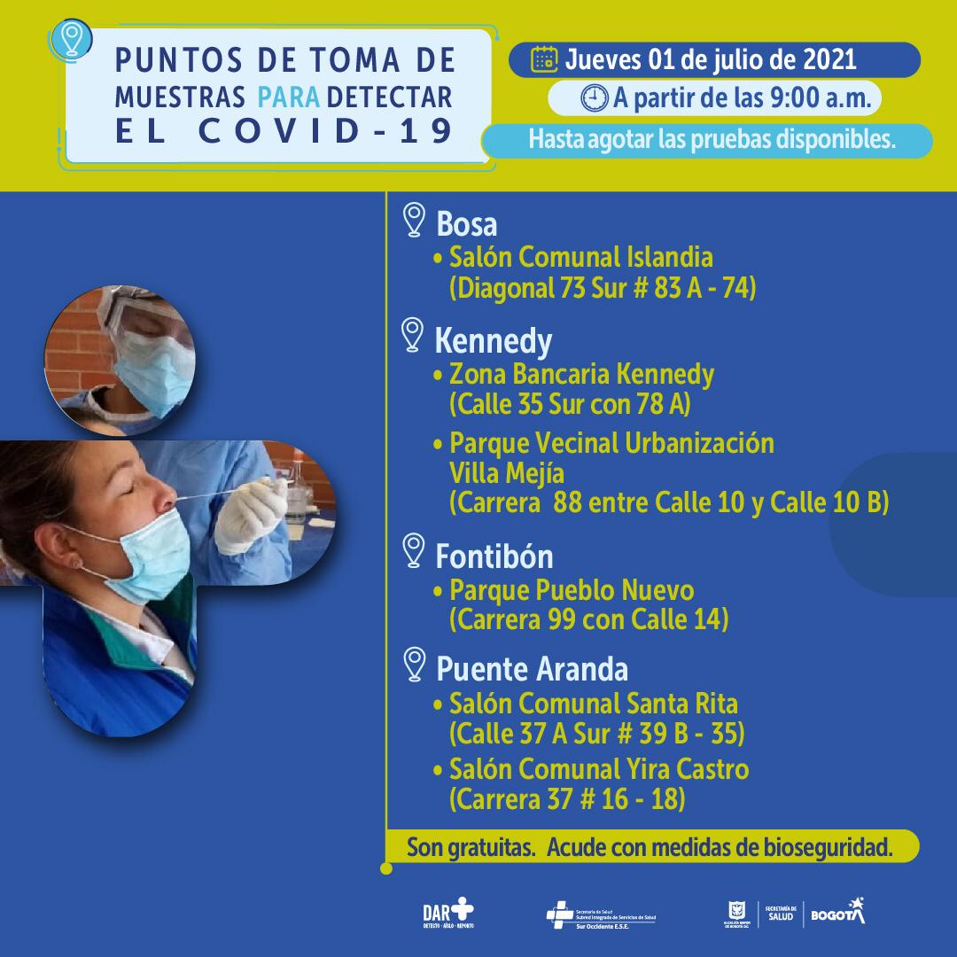 Prueba COVID 1 de julio