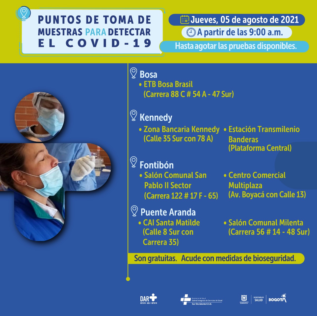 Prueba COVID 5 de agosto