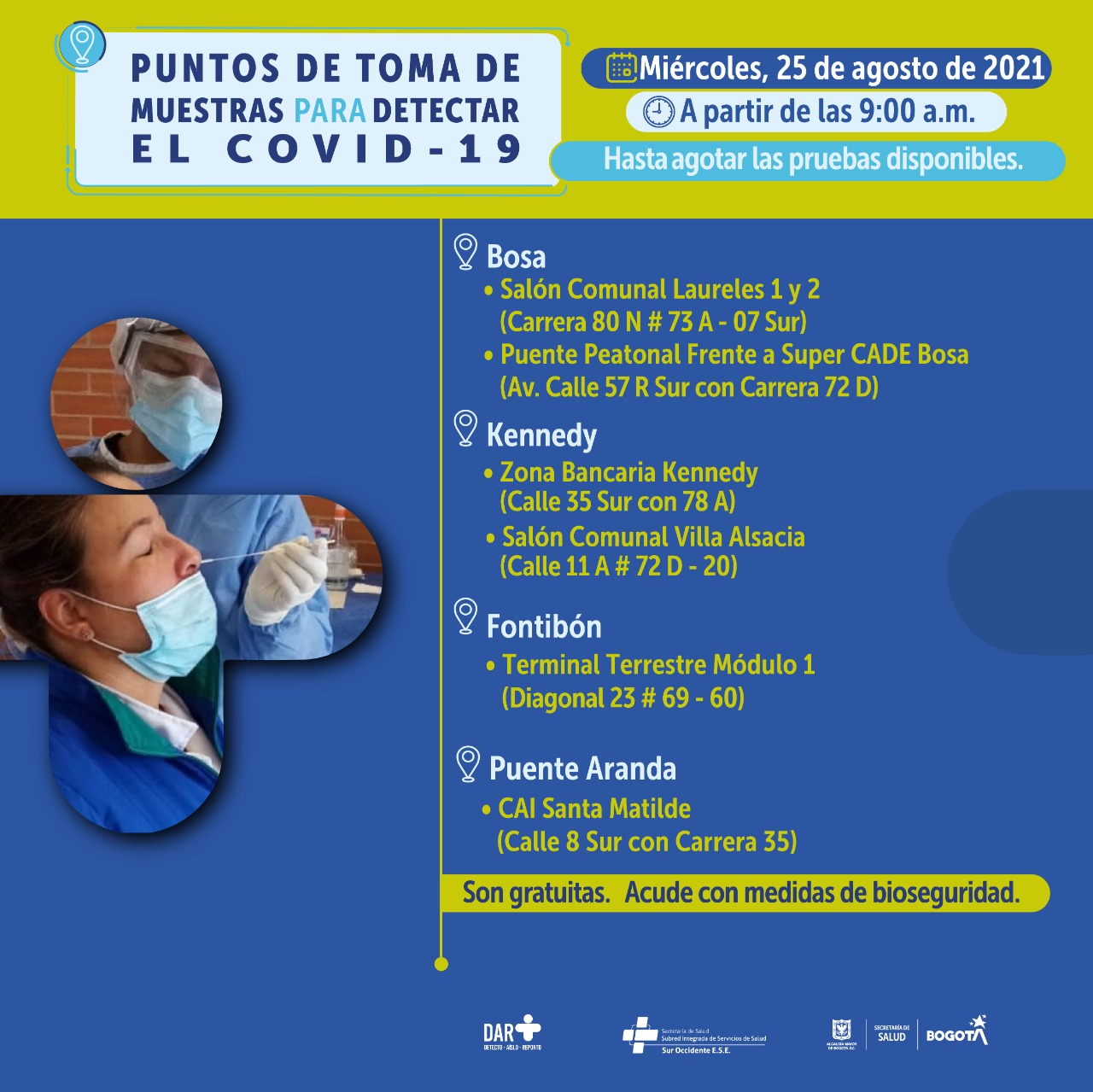 Prueba COVID 25 de agosto