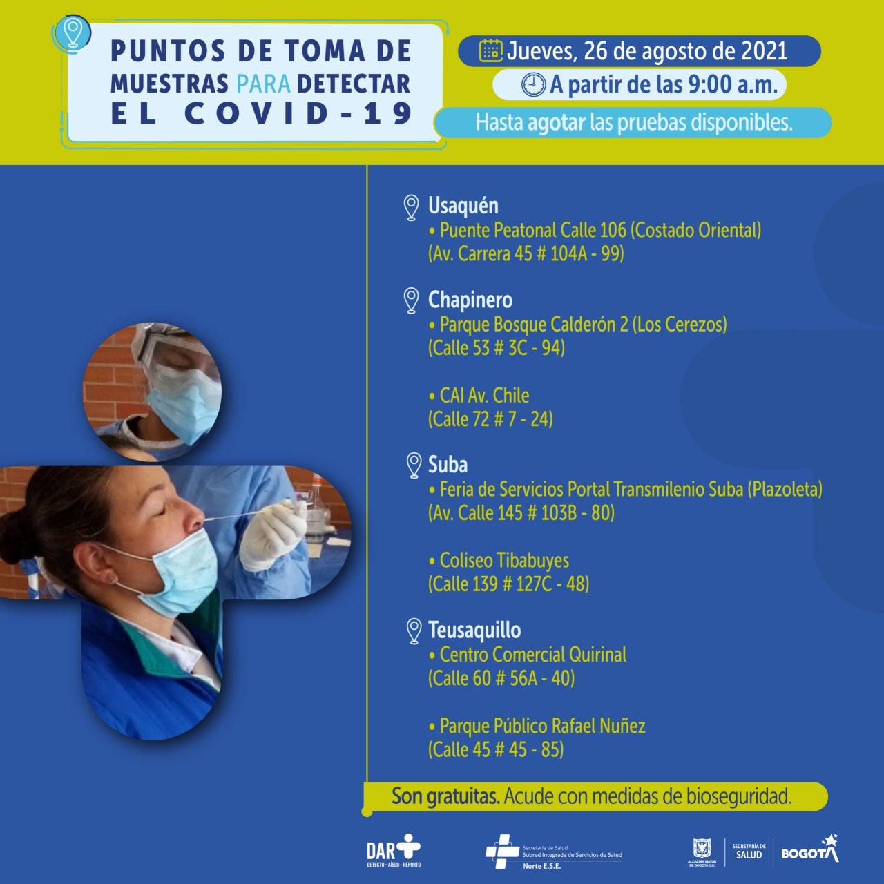 Prueba COVID 26 de agosto