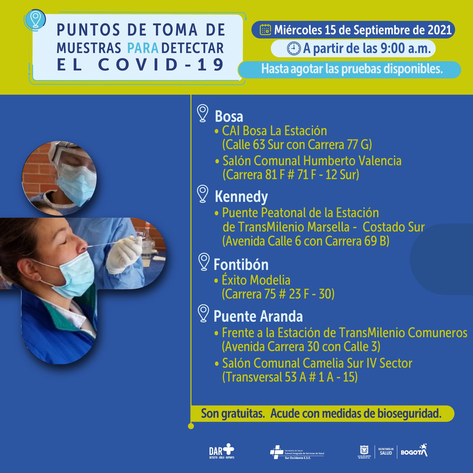 Prueba COVID 15 de septiembre