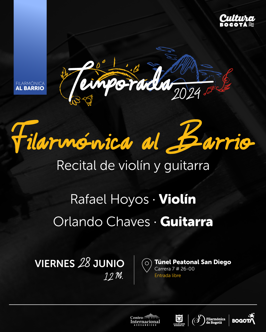 Concierto de la Orquesta Filarmónica de Bogotá 