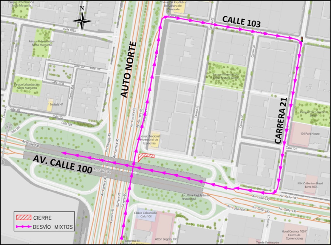 Mapa 2. Tránsito vehicular particular.