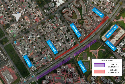 Movilidad: Cierre en 5 puntos del corredor de la avenida carrera 50