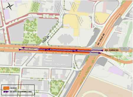 Metro: desvíos por inicio de traslado de redes en avenida Caracas