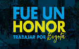 Fue un honor trabajar por Bogotá