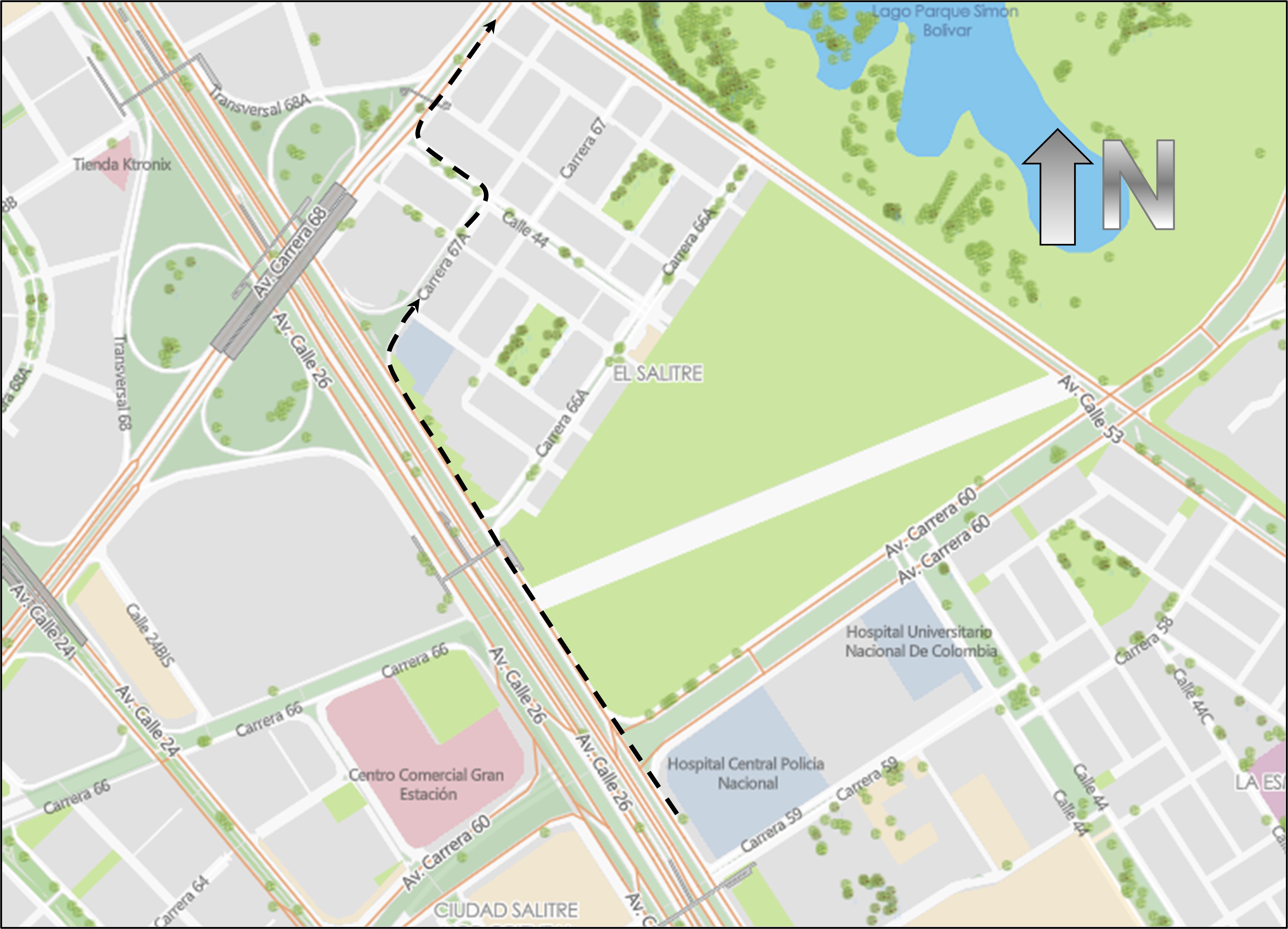 Cierres y desvíos por Duatlón CDBOG Bogotá 3 de noviembre de 2024