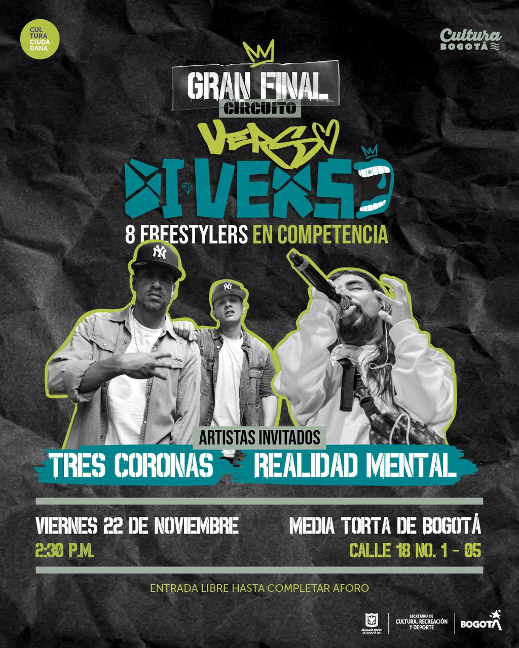 Concierto rap gratis en Bogotá 