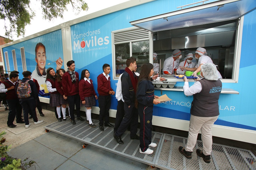 Programa de alimentación escolar de Bogotá líder en el país 