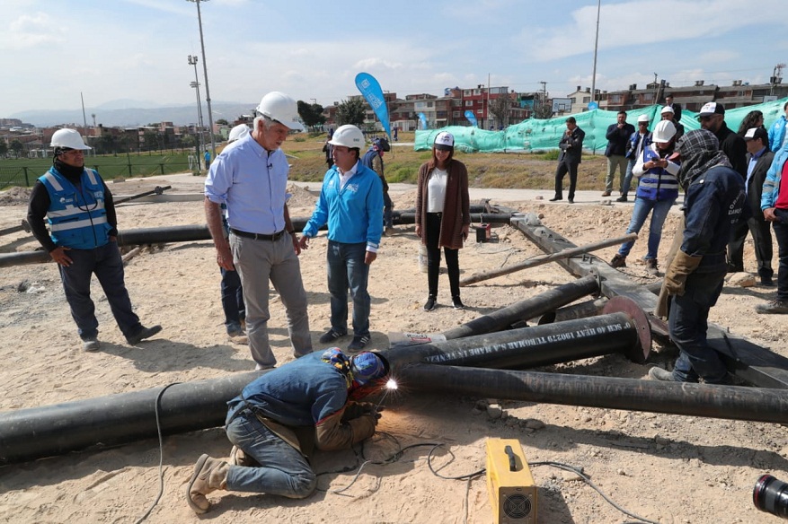 Así avanzan las obras del parque Gilma Jiménez en Kennedy - Foto: Comunicaciones Alcaldía / Diego Bauman 