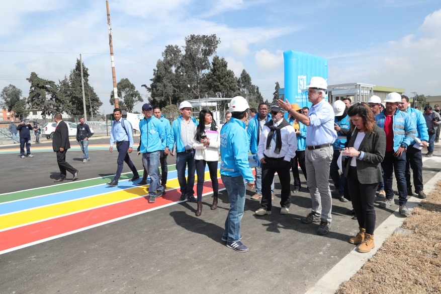 Así avanzan las obras del parque Gilma Jiménez en Kennedy - Foto: Comunicaciones Alcaldía / Diego Bauman 