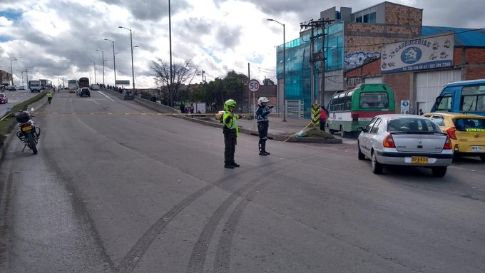 Accidente por la Avenida ciudad de cali con trece