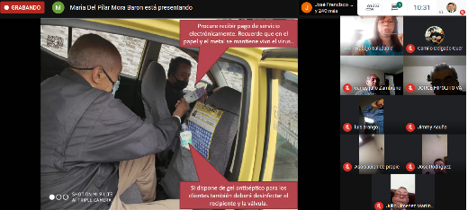 Acciones por la bioseguridad - FOTO: Prensa Secretaría de Movilidad