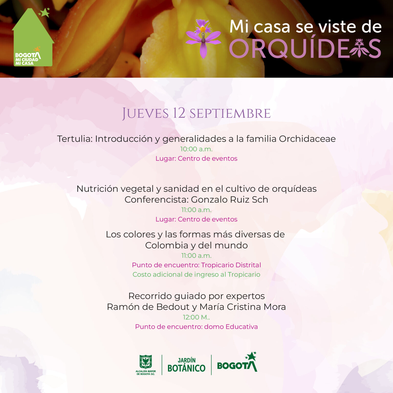 Exposición de Orquídeas de Bogotá 2024