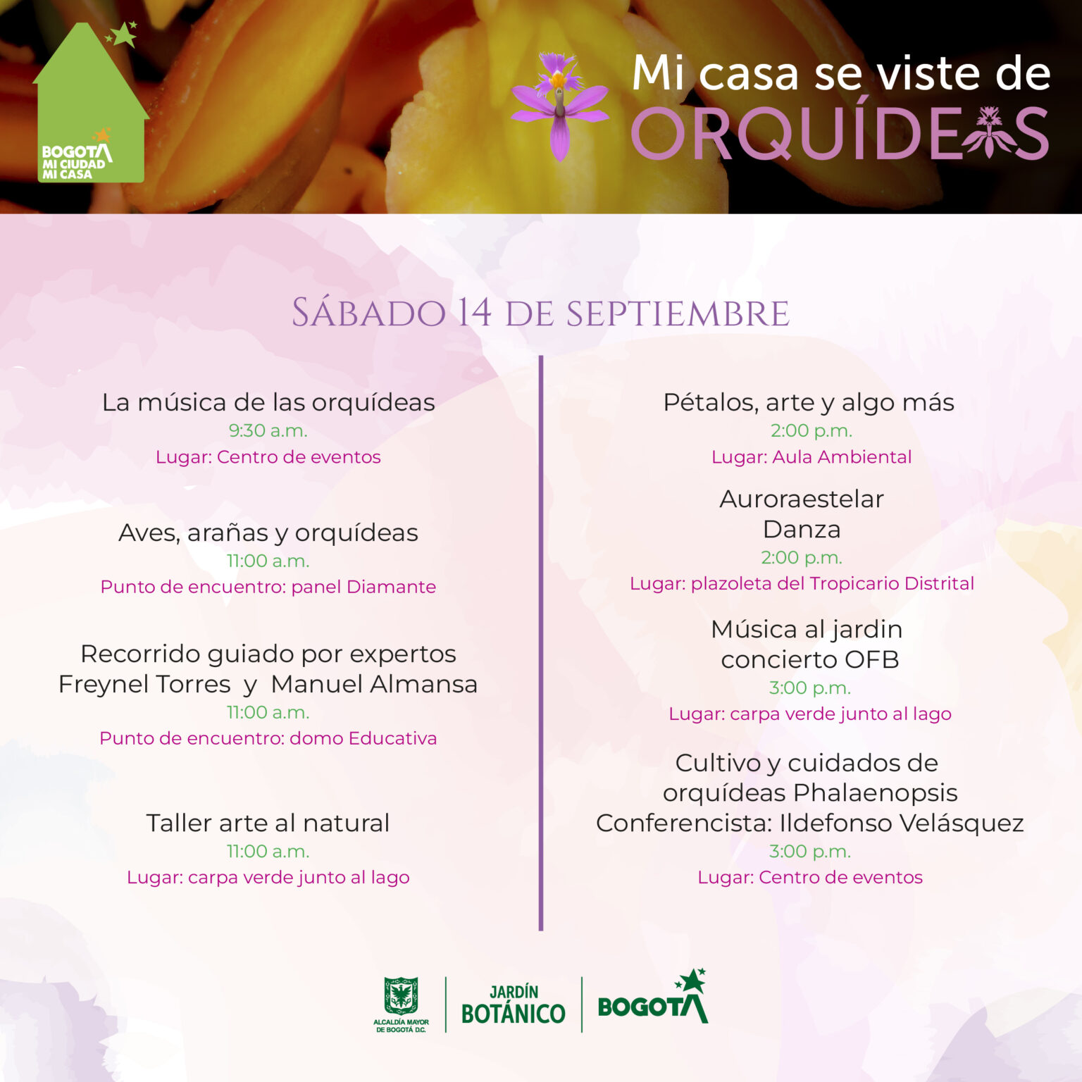 Exposición de Orquídeas de Bogotá 2024