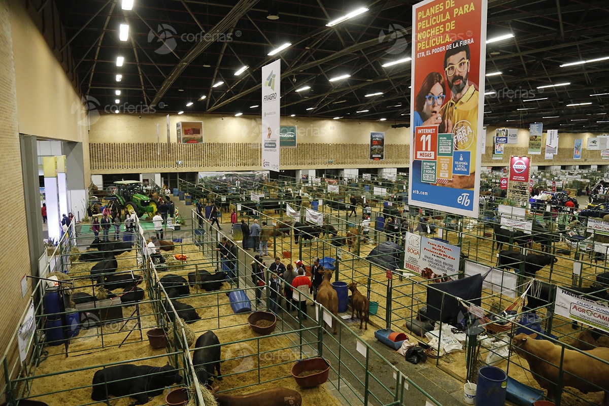 Imagen general del stand de ganadería en la feria agropecuaria agroexpo 2019