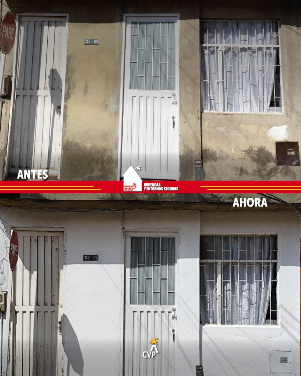 Embellecimiento de fachadas en Bogotá en el barrio Bilbao de Suba