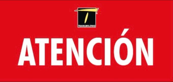 Afectación de servicio del Transmilenio por la 72