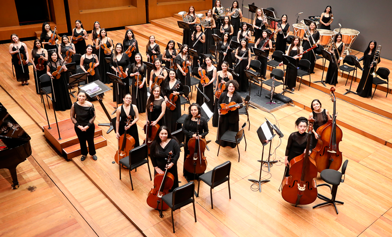 Orquesta Filarmónica de Mujeres presenta obras de Mendelssohn y Dvořák