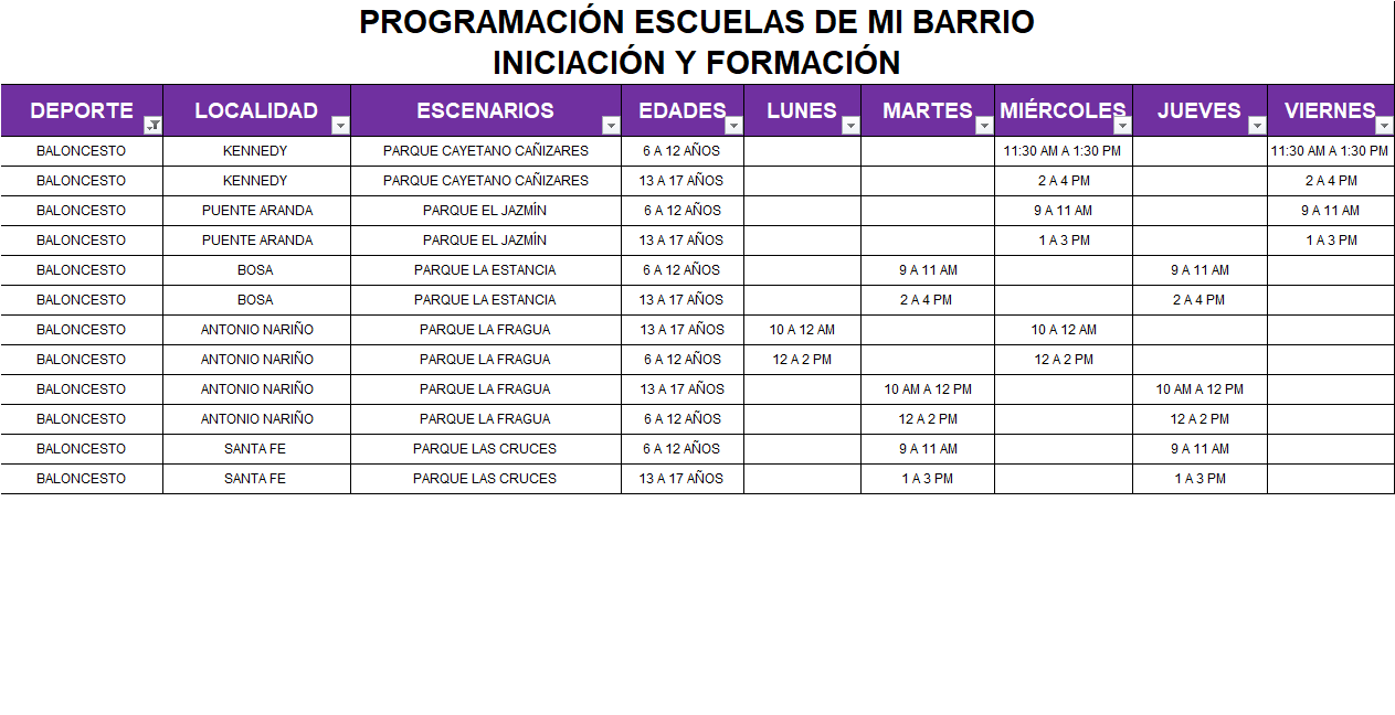 Imagen baloncesto programación 