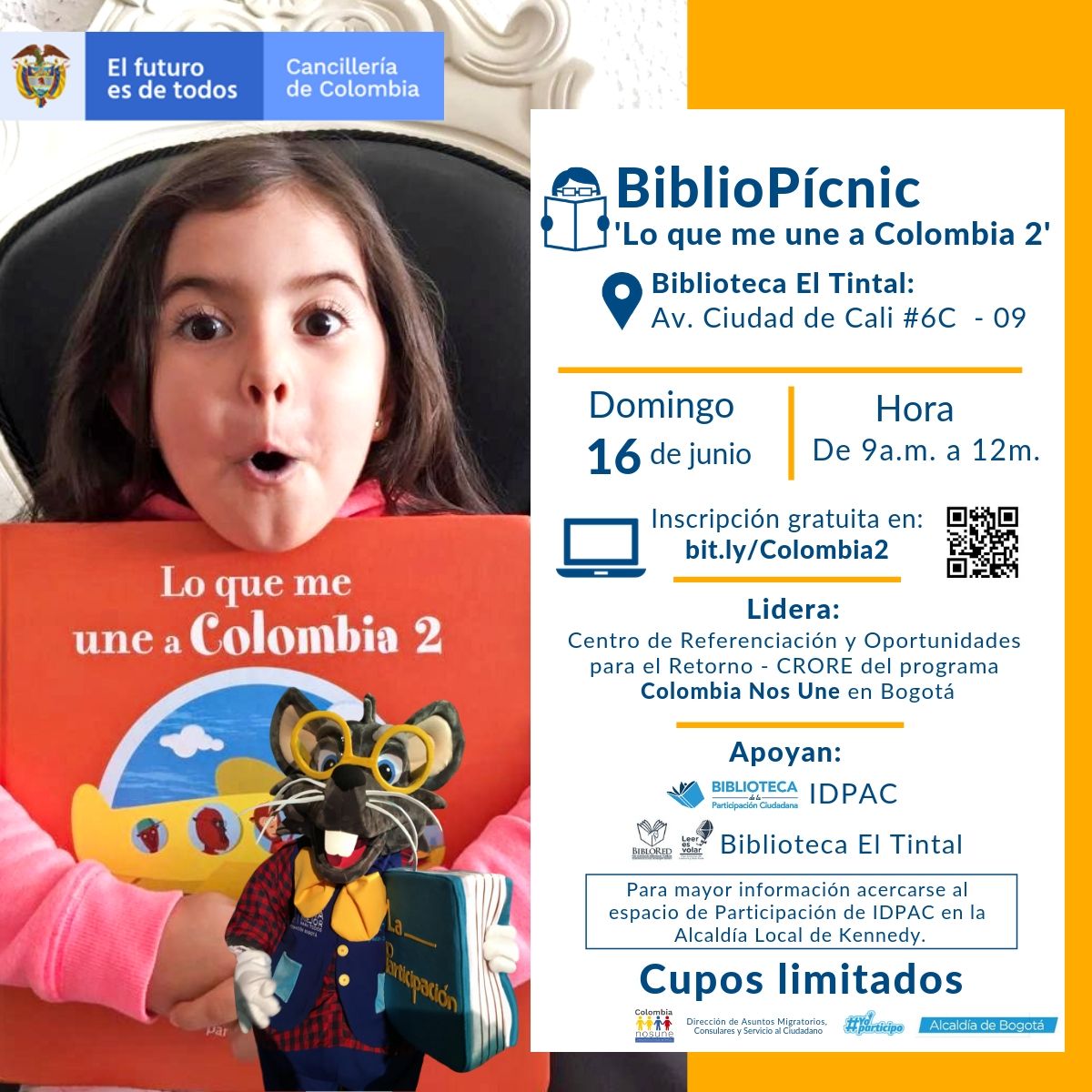 invitación BiblioPicnic 