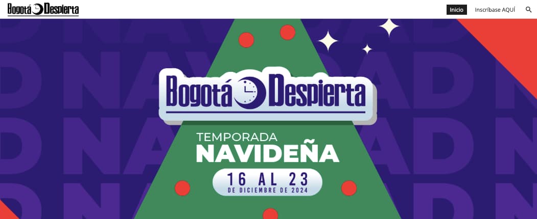 Bogotá Despierta de Navidad 2024 del 16 al 23 de diciembre participa con tu negocio