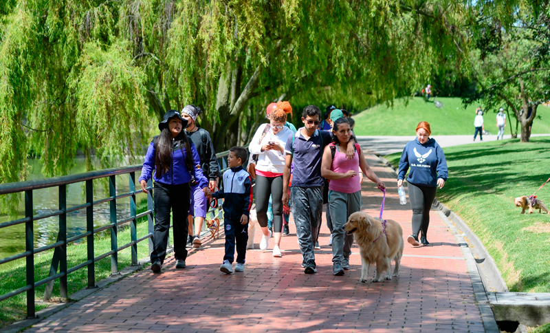 Caminata Parque El Lago-Parque de los Novios