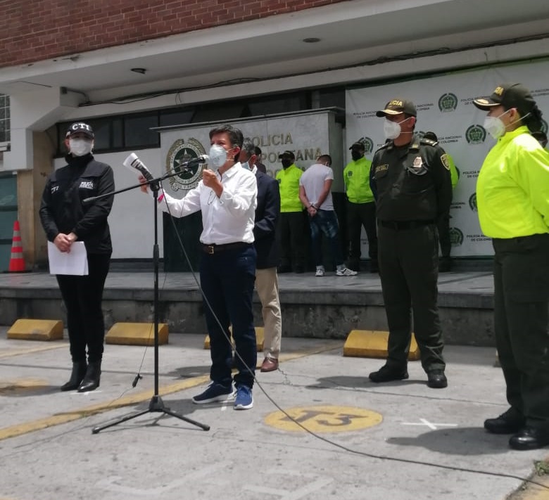 Captura de agresores de mujeres y niñas en Bogotá -Foto: Comunicaciones Alcaldía Bogotá