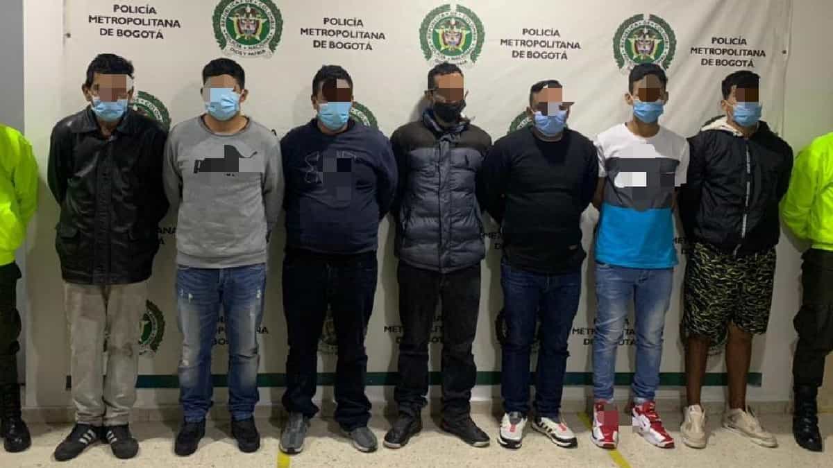 Banda de Los Socio Milenio Foto: Prensa Secretaría de Seguridad