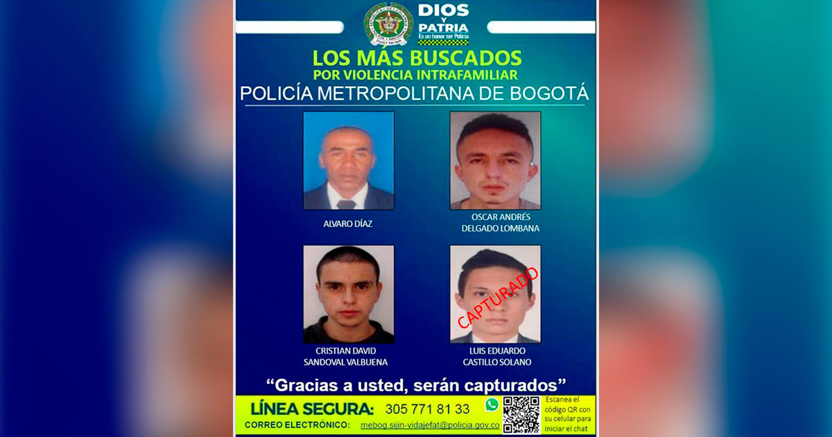 Más buscados por violencia intrafamiliar