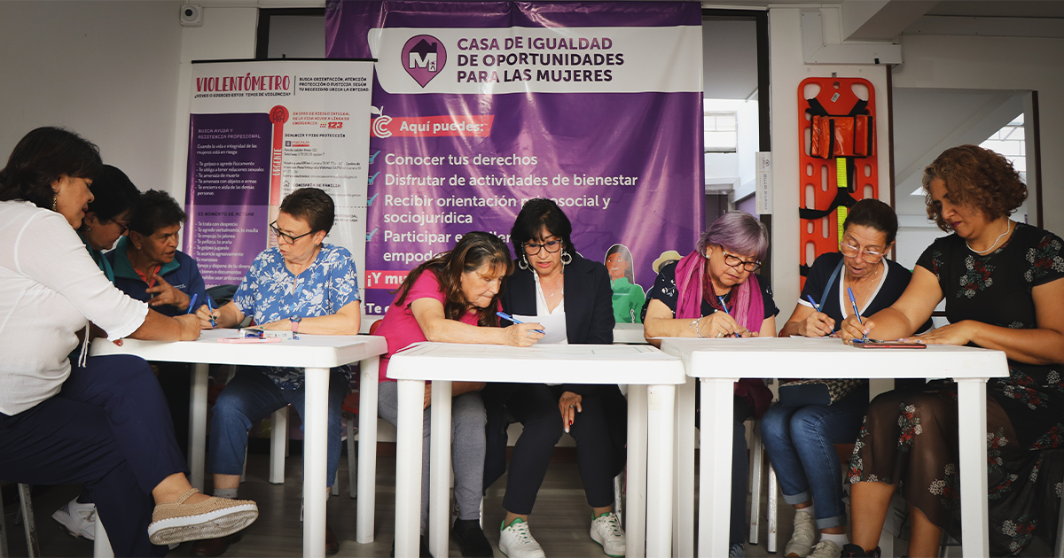 Orientación gratuita en las Casas de Igualdad de Oportunidades para las Mujeres. 