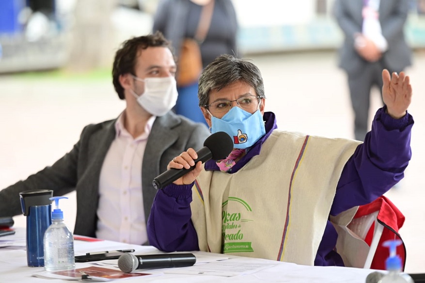 Alcaldesa adelantó un nuevo consejo de gobierno con los habitantes de Santa Fe y La Candelaria - Foto: Comunicaciones Alcaldía Bogotá