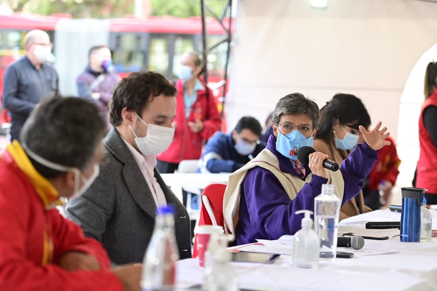 Alcaldesa adelantó un nuevo consejo de gobierno con los habitantes de Santa Fe y La Candelaria - Foto: Comunicaciones Alcaldía Bogotá