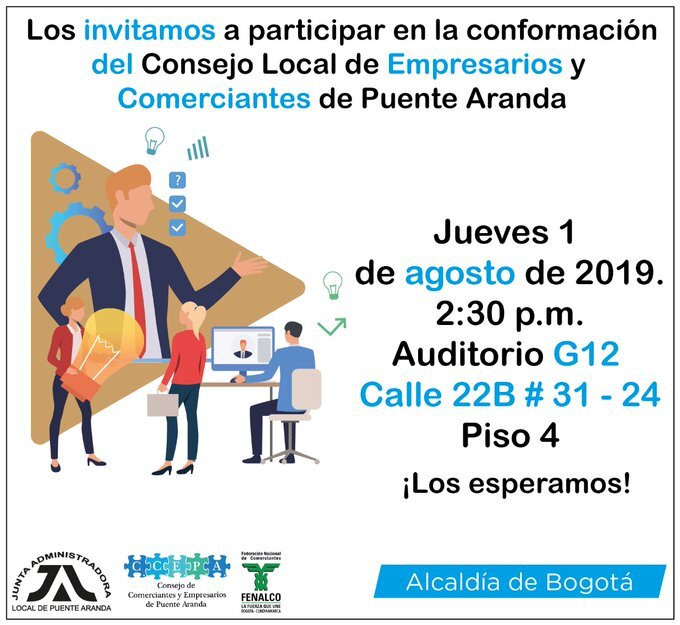 consejo local de empresarios de puente aranda 