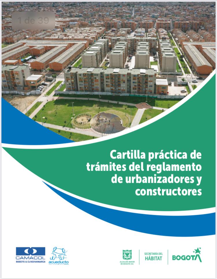 La nueva cartilla de urbanizadores y constructores 