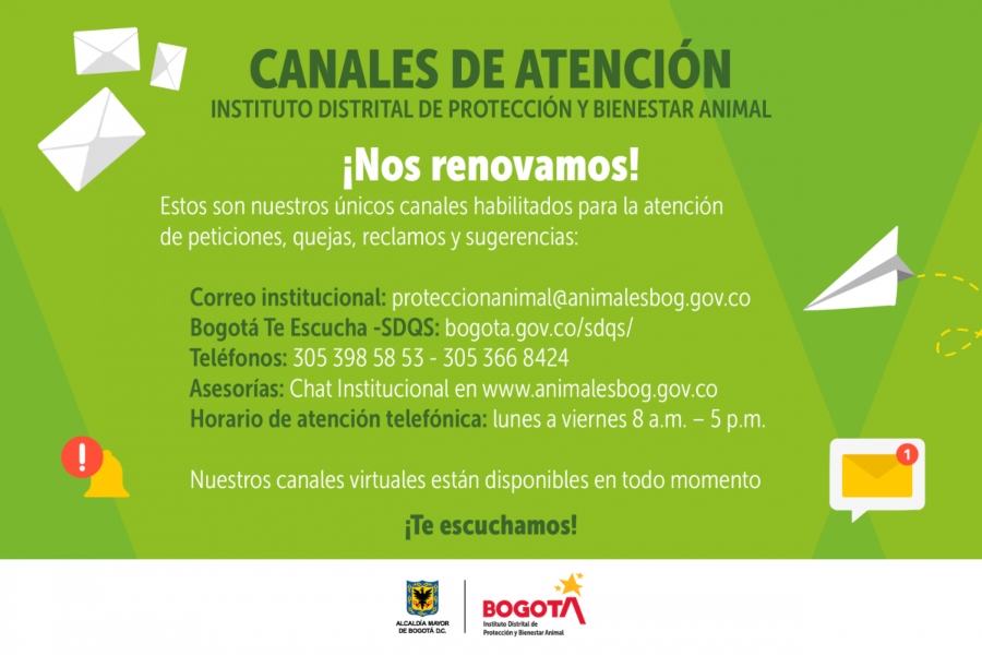 Canales de atención IDPYBA