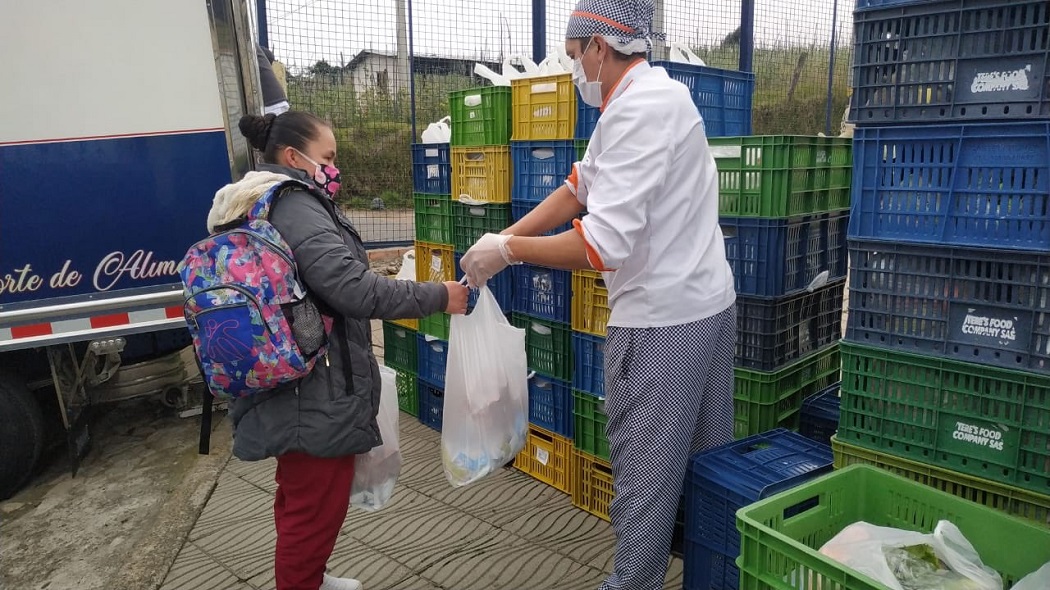 Continua entrega de bonos de alimentación apoyos alimentarios