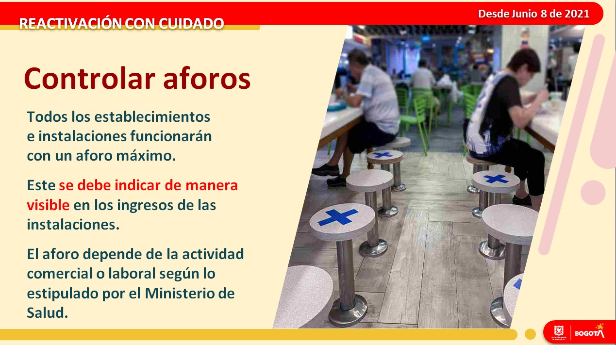 La alcaldesa Claudia López dio a conocer las nuevas medidas de reapertura económica en la ciudad- PIEZA GRÄFICA: Consejería de Comunicaciones