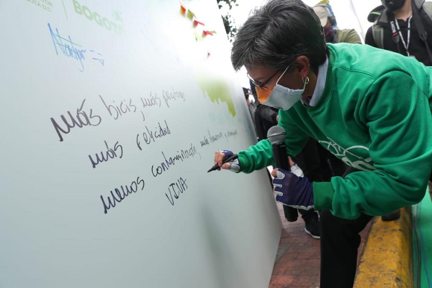 Proceso de participación ciudadana para corredor verde de la séptima - Foto: Comunicaciones Alcaldía Bogotá