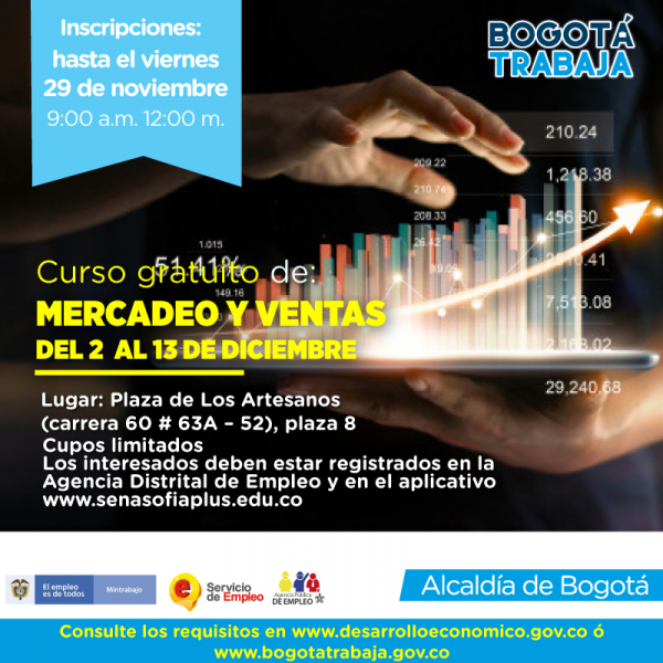 Curso gratuito de Mercadeo y Ventas