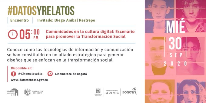 Datos y relatos con la cinemateca de Bogotá