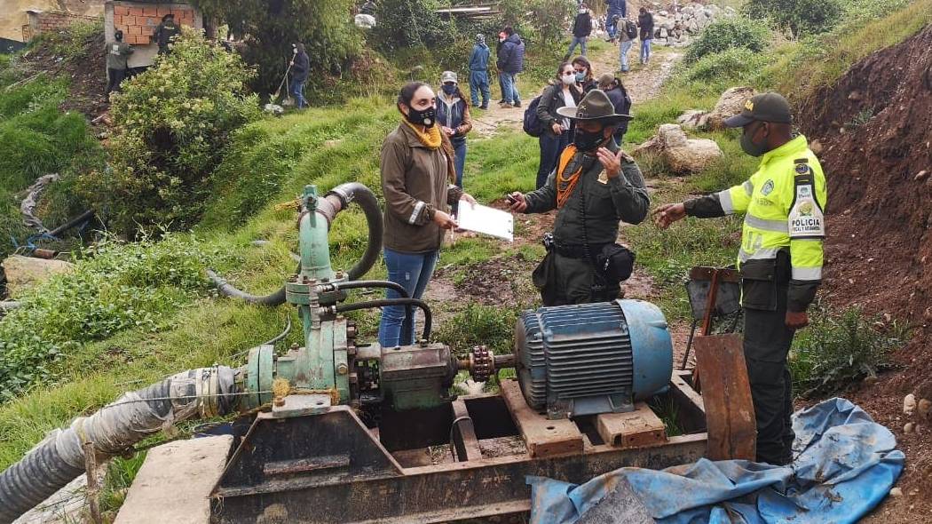 Imagen de otra de las electrobombas.