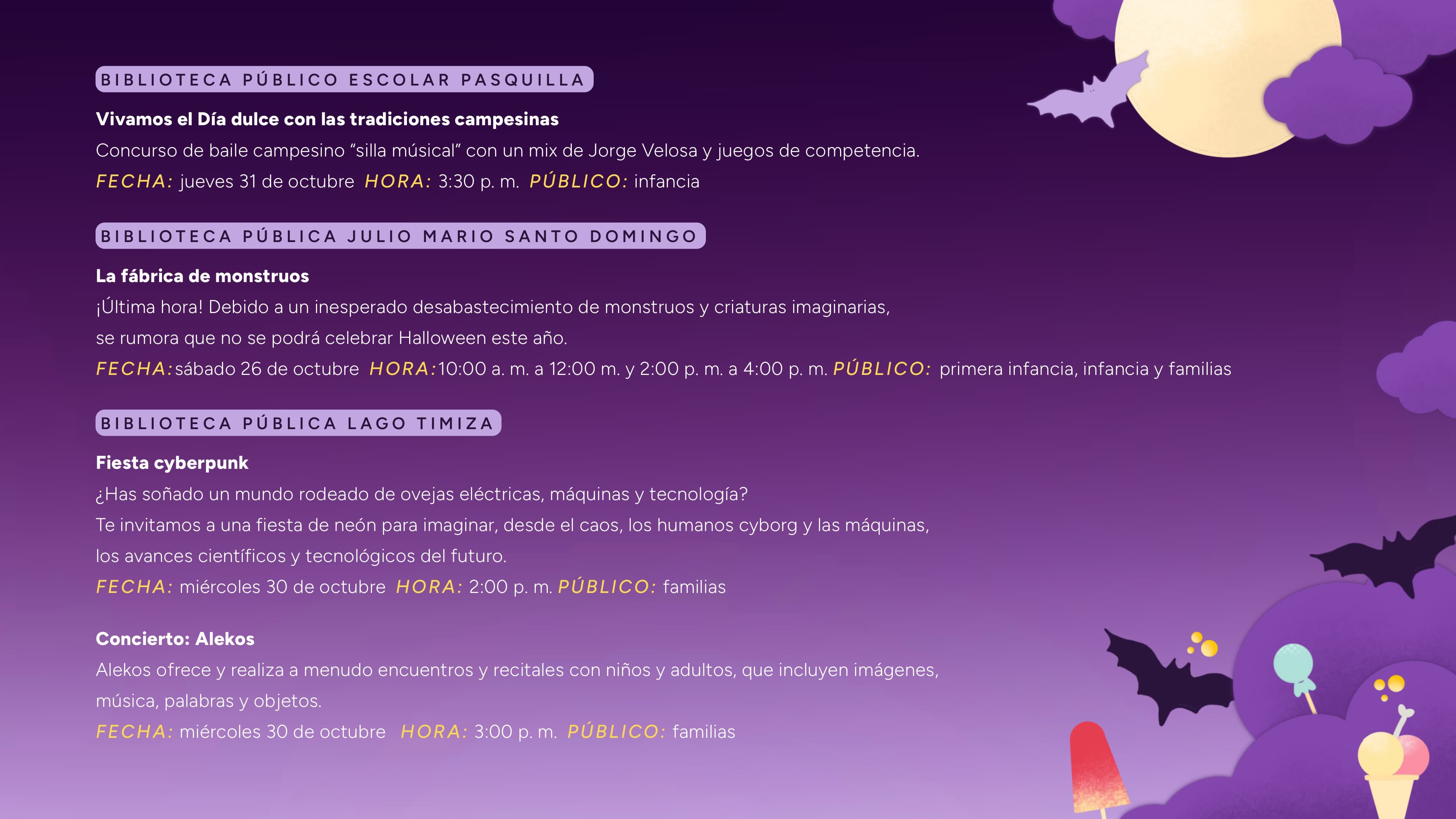 Hasta el 1 de noviembre a disfrutar todos los eventos del Día Dulce en Bogotá