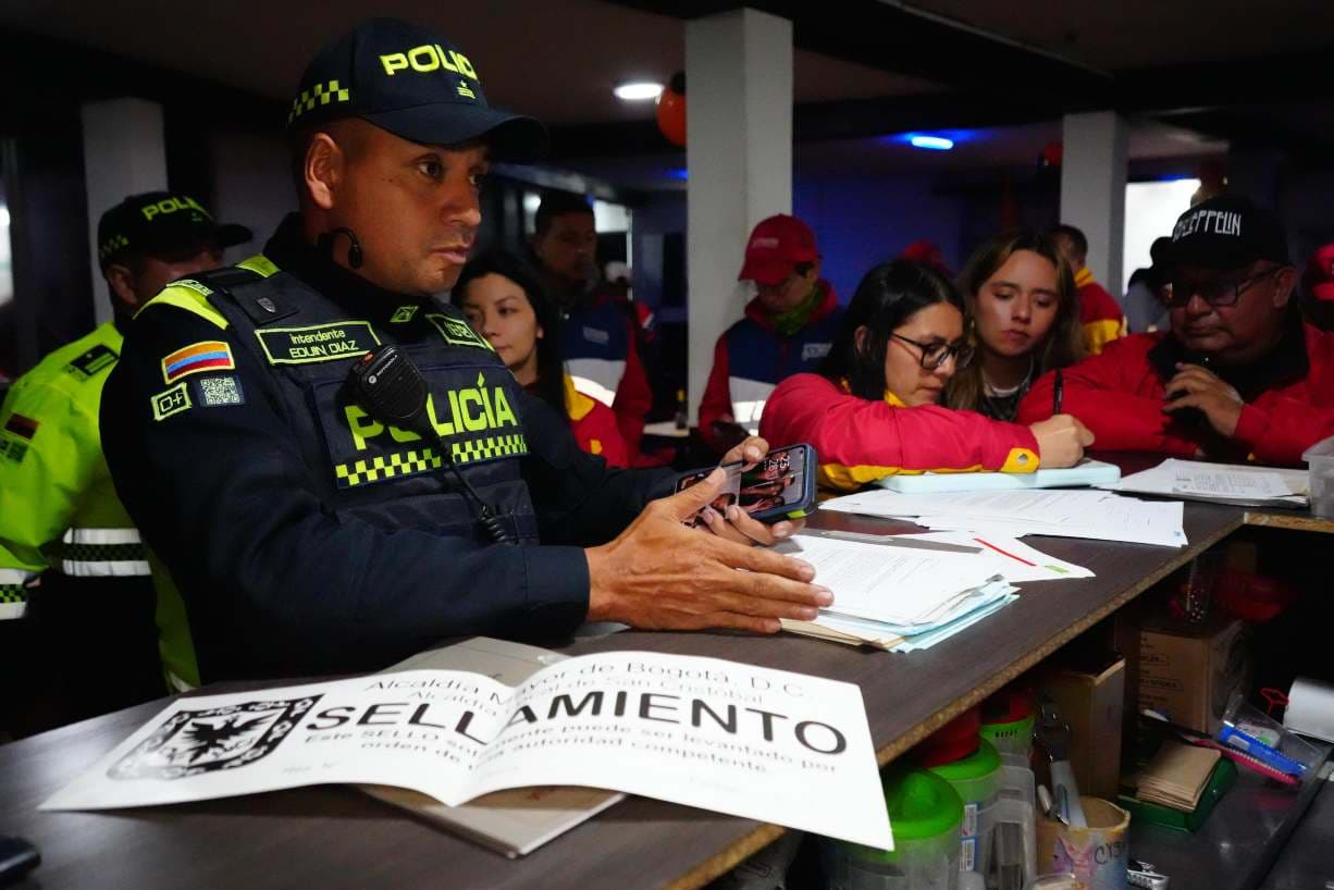 Durante operativos seguridad capturadas 48 personas al sur de Bogotá