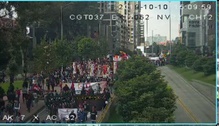 marcha de estudiantes jueves 10 de octubre